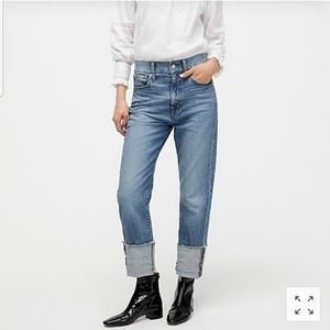 JCrew High-rise Slim Boyfriend Eco Jean Tall Cuff